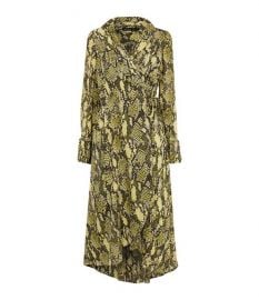 Snakeskin Print Midi Dress at Karen Millen